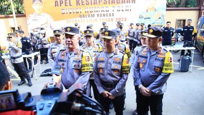 Kadiv Humas Tekankan Beberapa Hal Saat Gelar Apel Kesiapsiagaan Satgas Humas Polri Pengamanan Nataru 2023-2024