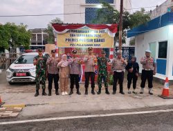 Dandim 0422/LB Bersama Kapolres Pesisir Barat Cek Kesiapan Pos Pengamanan Nataru.