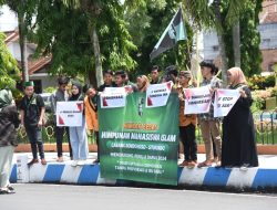 Puluhan mahasiswa dukung polri dalam wujudkan Pemilu damai