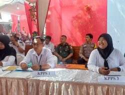 Kasdim 0822 hadiri simulasi pemungutan dan perhitungan surat suara pemilu 2024