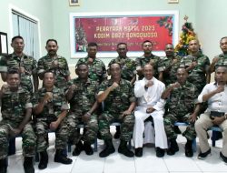 Kerukunan Antar Umat Beragama Anggota Kodim 0822/Bondowoso dalam Perayaan Natal