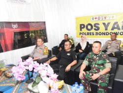 Dandim 0822 ikuti zoom meeting pemantauan PAM tahun baru 2024 dan pembukaan festival kentongan kab Bondowoso