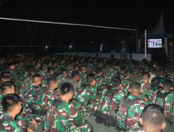 Yonif 514/SY gelar apel siaga malam pergantian malam tahun baru 2024