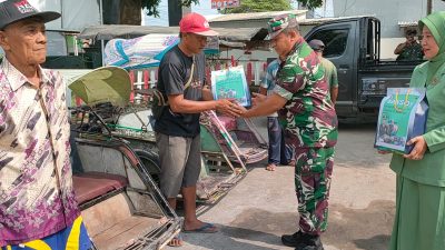 Koramil 0822/14 gelar baksos pada Abang becak