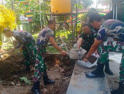 Markas Kodim 0822 Garap Kolam Ikan