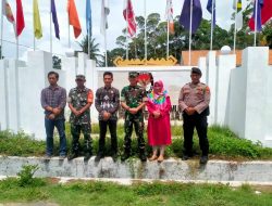 Dandim 0422/LB Kunjungi Kantor KPU Kabupaten Pesisir Barat