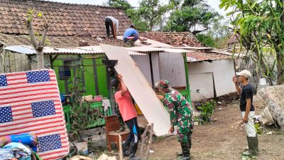 Pasca Bencana Puting Beliung, Dandim 0822 Pimpin Karya Bhakti