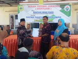 Sertijab Kades Gayam Lor, Kecamatan Botolinggo Bondowoso