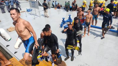 Semarakkan HUT Kopaska Ke-62, 4 Orang Prajurit Yonif 514/SY Taklukkan Selat Madura