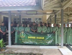 Kodim 0422/LB bersama Persit KCK Chandra Kirana Cab.XLIV Gelar Donor Darah