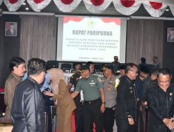 Kasdim 0822 Hadiri Rapat Paripurna di Gedung DPRD Bondowoso