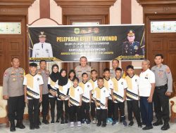 Kapolres Bondowoso Apresiasi Atlit Kejurnas Taekwondo Kapolri Cup 5 di Jakarta