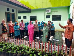 Danposramil Botolinggo bersama Forkopimcam, TP PKK Tanam Cabai di Pekarangan dan Tanah Kosong