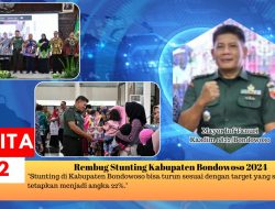 Kasdim 0822 Hadiri Rembug Stunting Bondowoso Tahun 2024