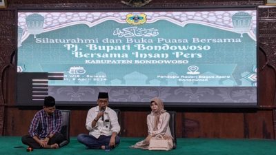 Pj Bupati Bondowoso Buka Bersama Insan Pers