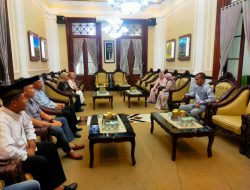 Momen Silaturahim Idul Fitri 1445 H, Dandim 0822 Kunjungi Pj. Bupati