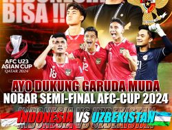 Yuk, Ramaikan..! Nobar Timnas U 23 di Pendopo Bupati, Dapat Hadiah.