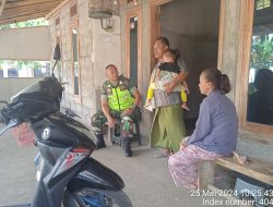 Senyum Ramah, Cara Babinsa Koramil Tapen Lakukan Pendekatan Dengan Warga Binaan