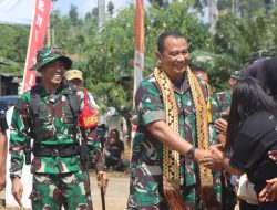 Mayjen TNI Alvis Anwar Laksanakan Wasev TMMD Ke-120 Kodim 0422/LB