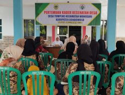 PKK Desa Tumpeng Kecamatan Wonosari Gelar Pertemuan Rutin