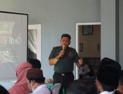 Sekolah Desa Cegah Korupsi,Berikut Paparan Kasdim 0822 Bondowoso