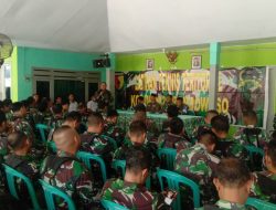 Tingkatkan Kompetensi Prajurit, Kodim 0822 Laksanakan Praktek Latnister di Desa Klabang