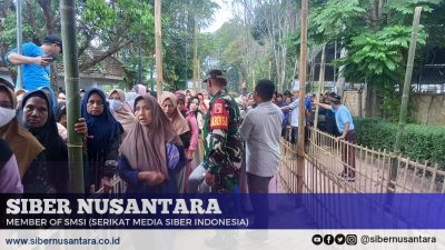Demi Ketertiban, Babinsa Grujugan Pantau Penyembelihan Hewan Kurban