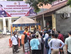 Idul Adha 1445 H, Polres Bondowoso Salurkan 1300 Daging Hewan Qurban