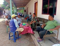 Babinsa Grujugan 0822/08 Komsos Dengan Warga Binaan