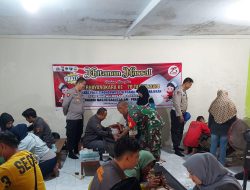 Babinsa Koramil 0822/14 Prajekan Dampingi Baksos Khitanan Massal Peringatan HUT Bhayangkara Ke-78