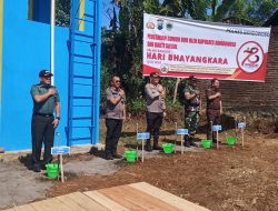 Polres Bondowoso Bantu Bor Air Bersih, Kades Bendelan Ucapkan Terimakasih