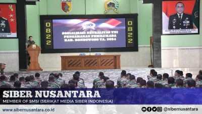 Sosialisasi Netralitas TNI dan Pengamanan Pilkada 2024, Dandim 0822 Berikan Jam Komandan
