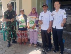 Pemdes Gayam Lor, Kec. Botolinggo Salurkan Bantuan Pangan Kepada 445 KPM