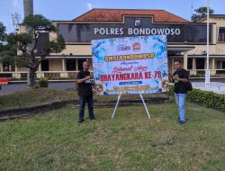Pertama Berikan Ucapan Hari Bhayangkara Ke-78, Waka Polres : Terima Kasih SMSI Bondowoso