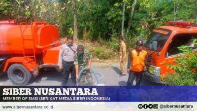 Babinsa Botolinggo Bantu Droping Air Bersih