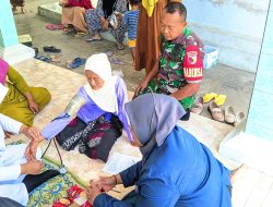 Gercep Babinsa Sertu Johari Dalam Pendampingan Posyandu