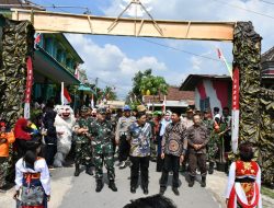 Dandim 0822 Launching Kampung Pancasila di Dua Lokasi Kabupaten Bondowoso