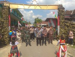 Pj Bupati Bondowoso bersama Dandim 0822 Launching Kampung Pancasila di Desa Tapen