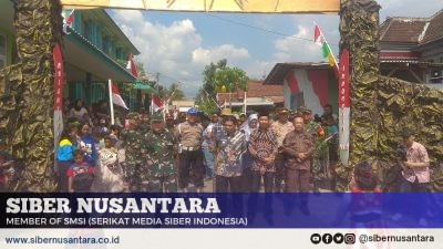 Pj Bupati Bondowoso bersama Dandim 0822 Launching Kampung Pancasila di Desa Tapen