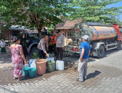Polres Bondowoso Bantu Air Bersih ke Desa Leprak, Klabang