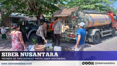 Polres Bondowoso Bantu Air Bersih ke Desa Leprak, Klabang