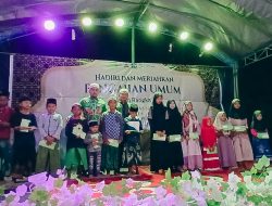 BMT NU Klabang Bersama KKN UIN KHAS Jember Santuni Anak Yatim dan Dhuafa di Desa Leprak