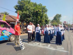 Lomba Gerak Jalan, Meriahkan HUT RI ke-79. Sekcam Prajekan “Lomba diikuti 107 Peserta”