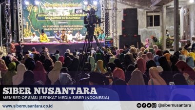 Ribuan Orang Hadiri Rutinan Sholawat, diadakan Sahmasy Bersama Masyarakat dan Ranting NU Desa Klampokan