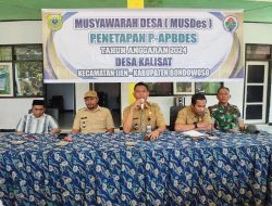 Pemdes Kalisat, Kec Ijen Gelar Musdes Penyusunan RPKDesa dan DU-RPKDesa T.A. 2025