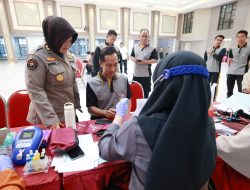 Sambut Hari Jadi Humas Polri ke 73 Polda Jatim Gelar Donor Darah