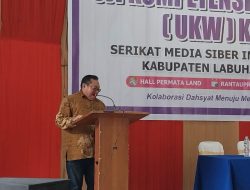 Ketum SMSI Resmi Buka UKW 53 Labuhanbatu Bersama UPDM