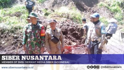 Gercep tiga pilar membantu korban banjir dan tanah longsor di Kecamatan Tlogosari