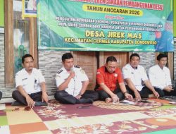 Camat Cermee Hadiri Musrenbangdes di Desa Jirek Mas