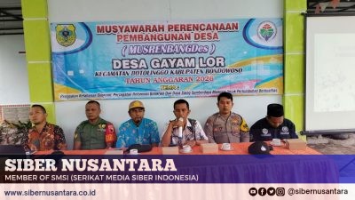 Pemdes Gayam Lor Gelar Musrenbangdes Tahun Anggaran 2026